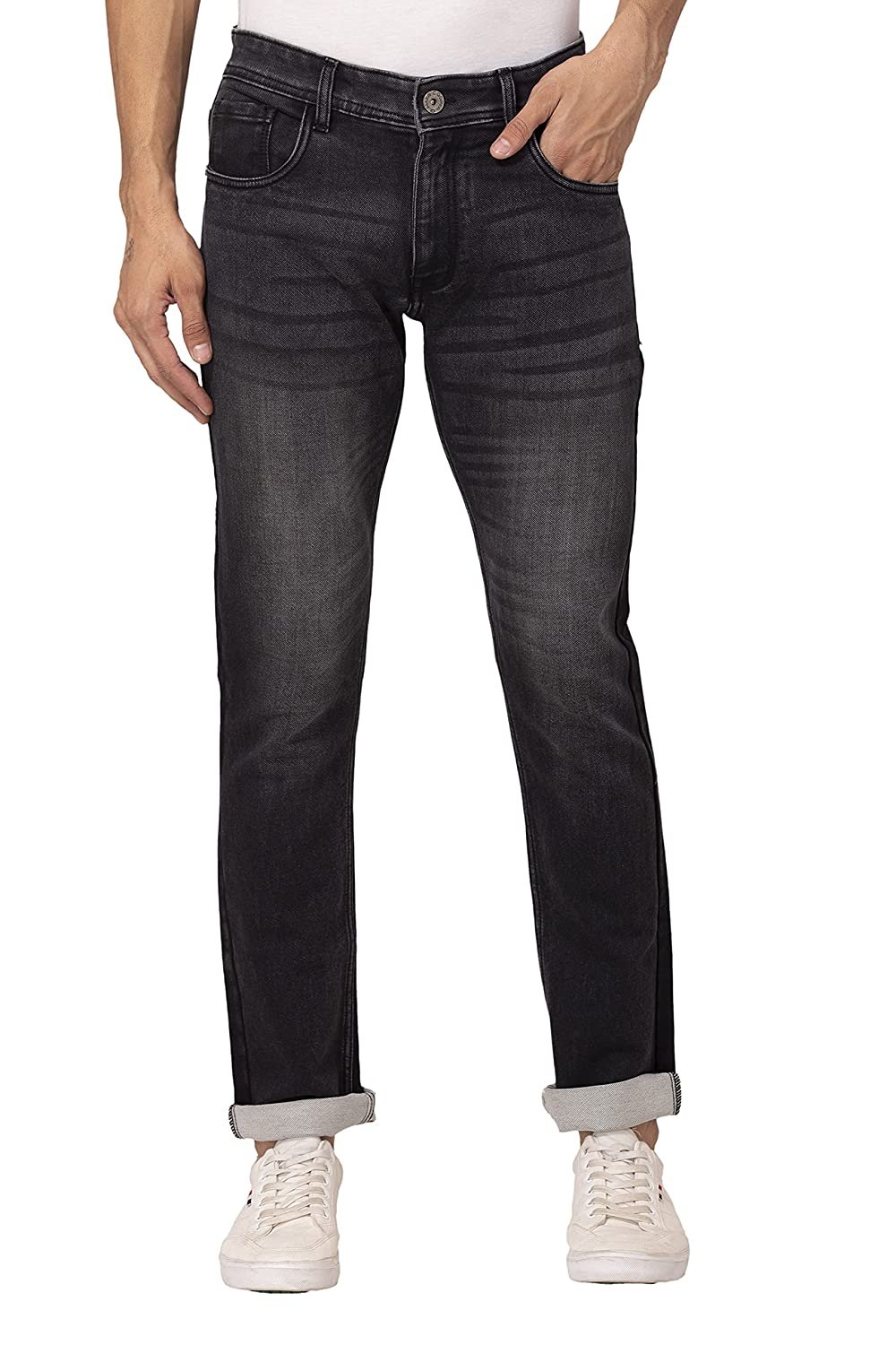 Mid Rise Stretchable Denim Jeans for Men