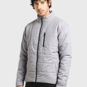 Light Grey Oversized Puffer Jacket