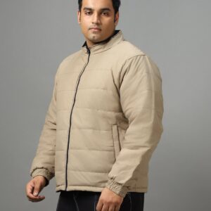 Brown Plus Size Puffer Jacket