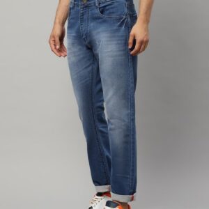 Blue Washed Slim Fit Jeans, comfortable and fit
