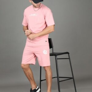 Pink Typography Oversized Co-ordinates