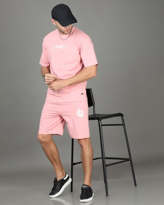 Pink Typography Oversized Co-ordinates