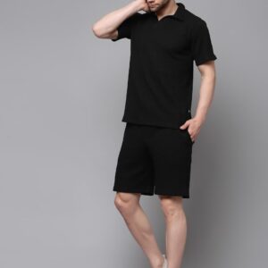 Black Slim Fit Co-ordinates | designed for men and women