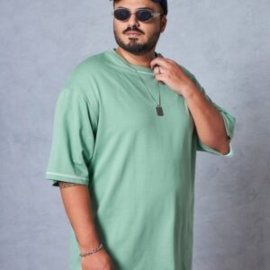 Green Oversized Plus Size T-shirt