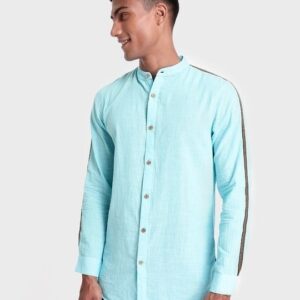 Sky Blue Tape Shirt fit and comfortable