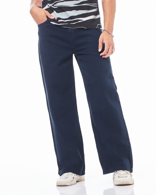 Blue Straight Fit Jeans | comfortable and fit