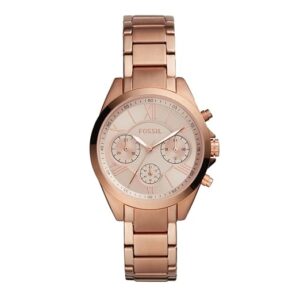 Fashion Analog Rose Gold Dial Women's Watch