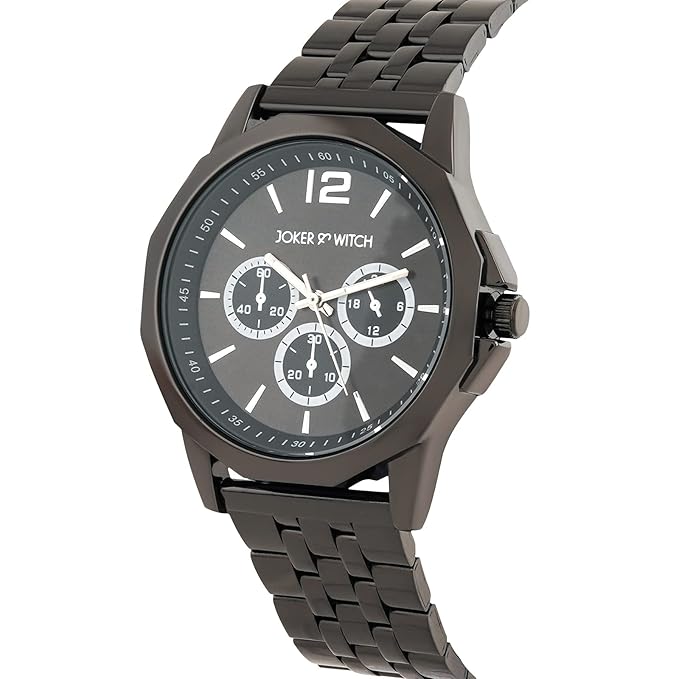 & Witch Daytona Metallic Strap Analogue Watch for Men - Image 2