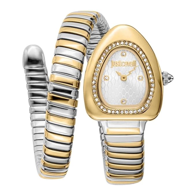 Cavalli Women Watch, Silver Color Case, Turquoise Dial