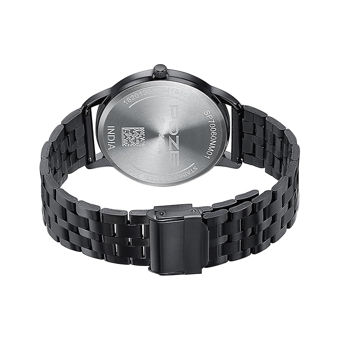 Poze Analog Quartz Black Dial Watch for Men - Image 3