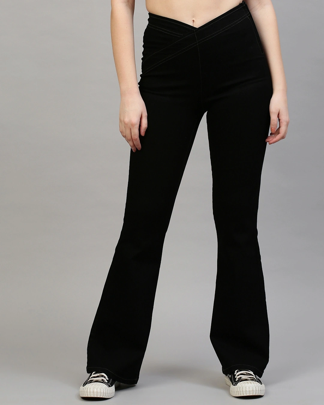 Black Flared Jeans