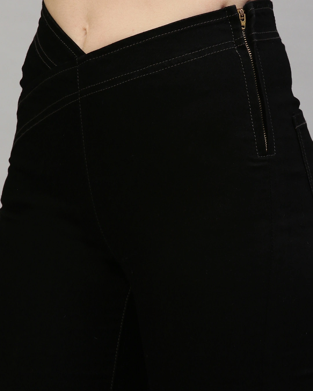 Black Flared Jeans - Image 3