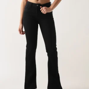 Jet Black Bootcut Jeans