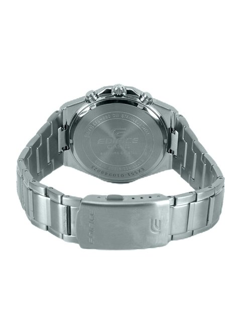 Men EDifice EFB-680D-2BVUDF Blue Analog Dial Silver Stainless Steel Band EX551 - Image 4