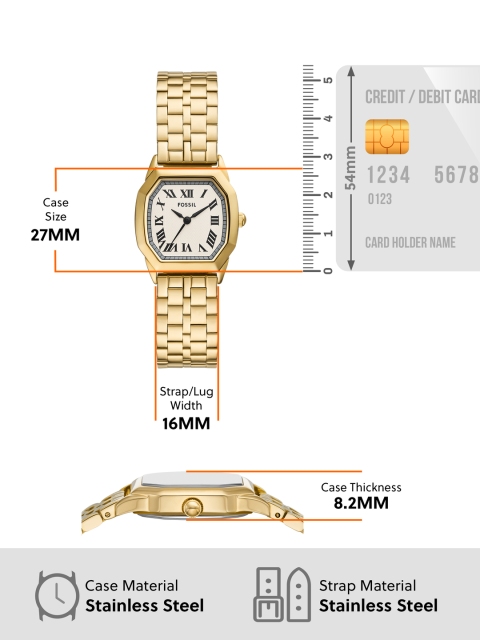 Fossil Women Harlow Bracelet Style Analogue Watch ES5361