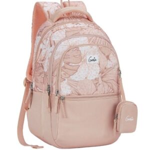 Girls Graphic Backpack With Zip Pouch
