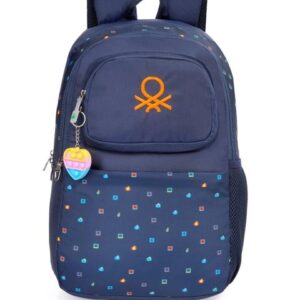 Colors of Benetton Kids Graphic Printed School Backpack-25L