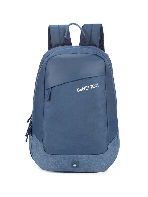 Colors of Benetton Unisex Brand Logo Printed 14 Inch Laptop Backpack
