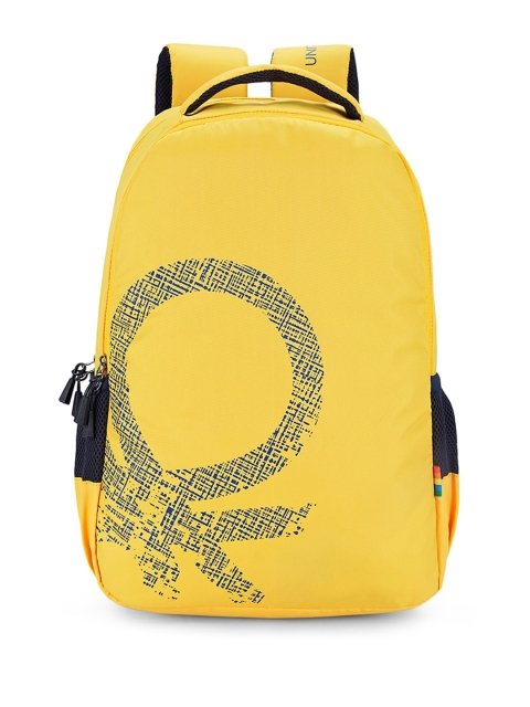 Colors of Benetton Unisex Graphic Water Resistant 14 Inch Laptop Backpack