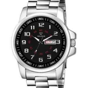 Men Bracelet Style Straps Date Aperture Analogue Watch WWTM-INVC-XVIII-020707_D