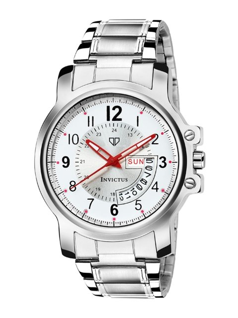 Men Silver-Toned Analogue Watch WWTM-INVC-010707