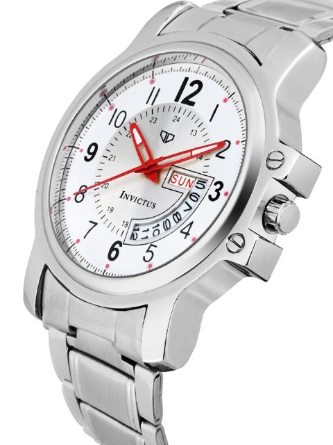 Men Silver-Toned Analogue Watch WWTM-INVC-010707 - Image 3