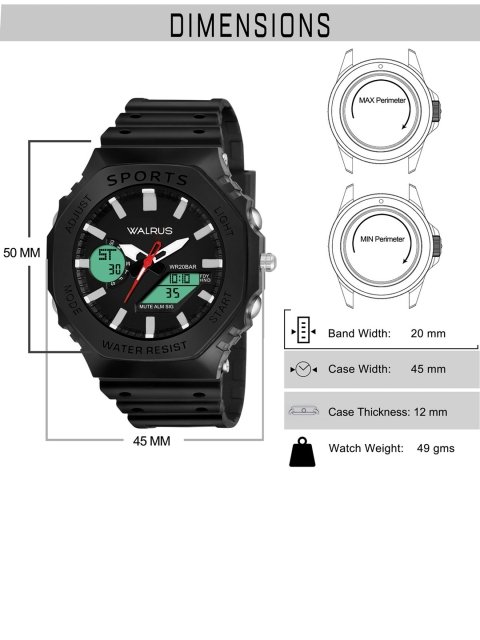 Sports Unisex Silicon Straps Digital LED Display Watch WWTM-SPORTS-020202 - Image 4