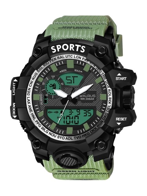 Sports-vi Unisex Patterned Straps Analogue and Digital Watch WWTM-SPORTS-VI-020402