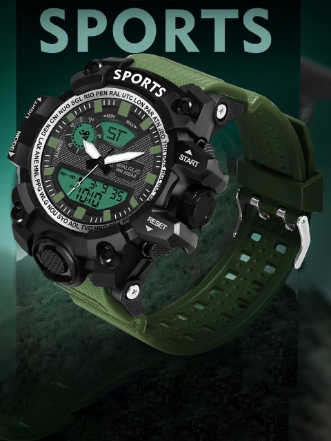 Sports-vi Unisex Patterned Straps Analogue and Digital Watch WWTM-SPORTS-VI-020402 - Image 2