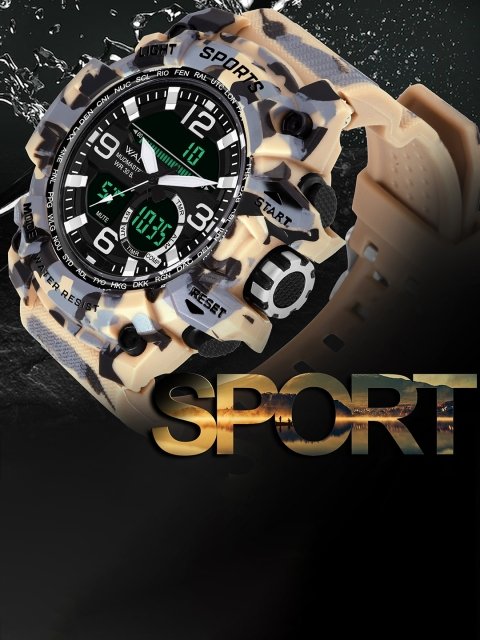 Unisex Dial & Straps Analogue and Digital Watch WWTM-CAM-020606