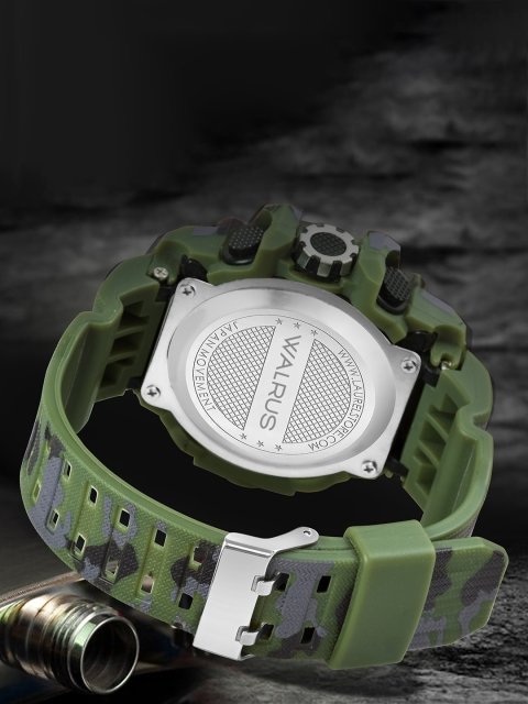 Unisex Patterned Dial & Straps Analogue and Digital Watch WWTM-CAM-020404 - Image 3