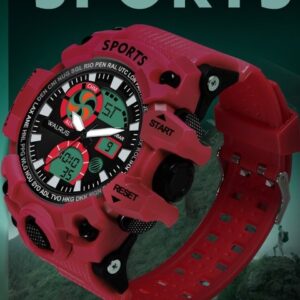 Unisex Printed Dial & Straps Analogue and Digital Watch WWTM-SPORTS-VII-021010