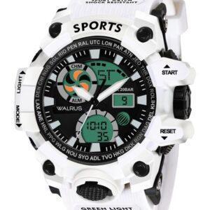 Unisex Silicon Straps Analogue and Digital Sports Watch WWTM-SPORTS-VII-020101