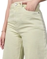 Beige Straight Fit Jeans - Image 3