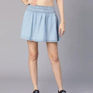 Blue Denim Skirts