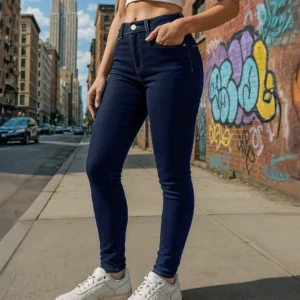 Dark Blue Skinny Fit Jeans