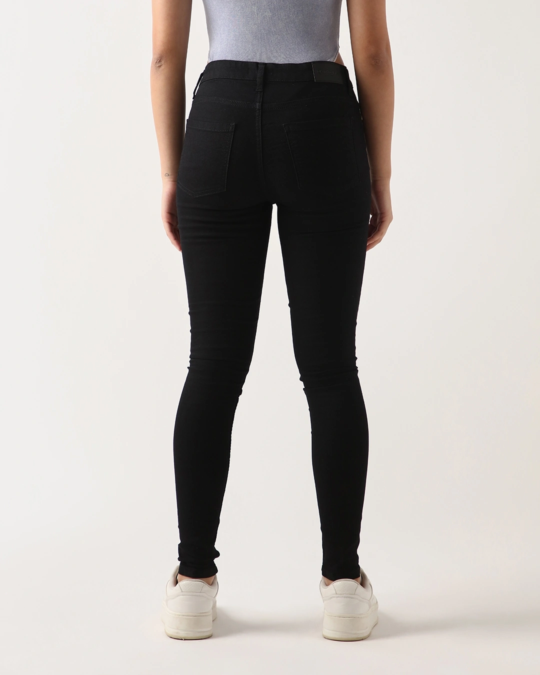 Jet Black Skinny Fit Jeans - Image 2