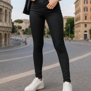 Jet Black Skinny Fit Jeans