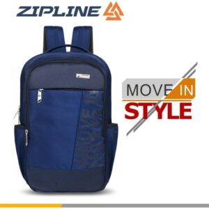 Unisex Blue Solid Backpack