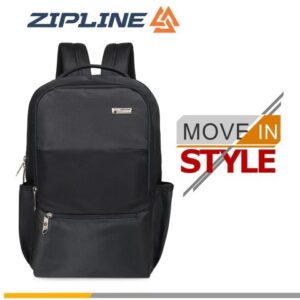 Unisex Grey & Black Backpack