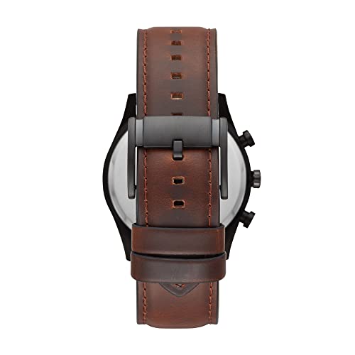 Fossil Sullivan Analog Black Dial Men's Leather Watch-BQ2457 - Image 4