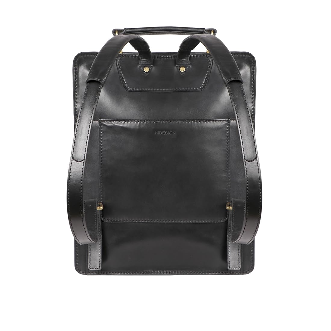 Hidesign Men's SUSTAIN-01 Black Leather Backpack-Large (8903439871352) - Image 5