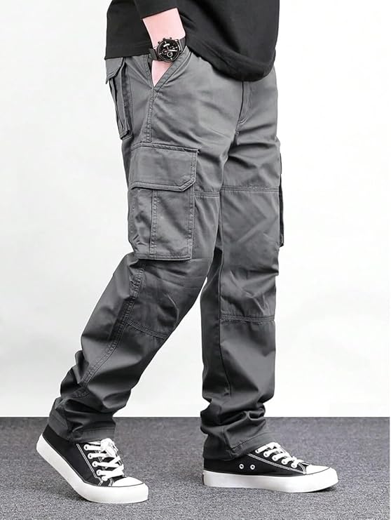 Lymio Men Cargo || Men Cargo Pants Cotton || Casual Cargos Pant (Cargo-46-49)