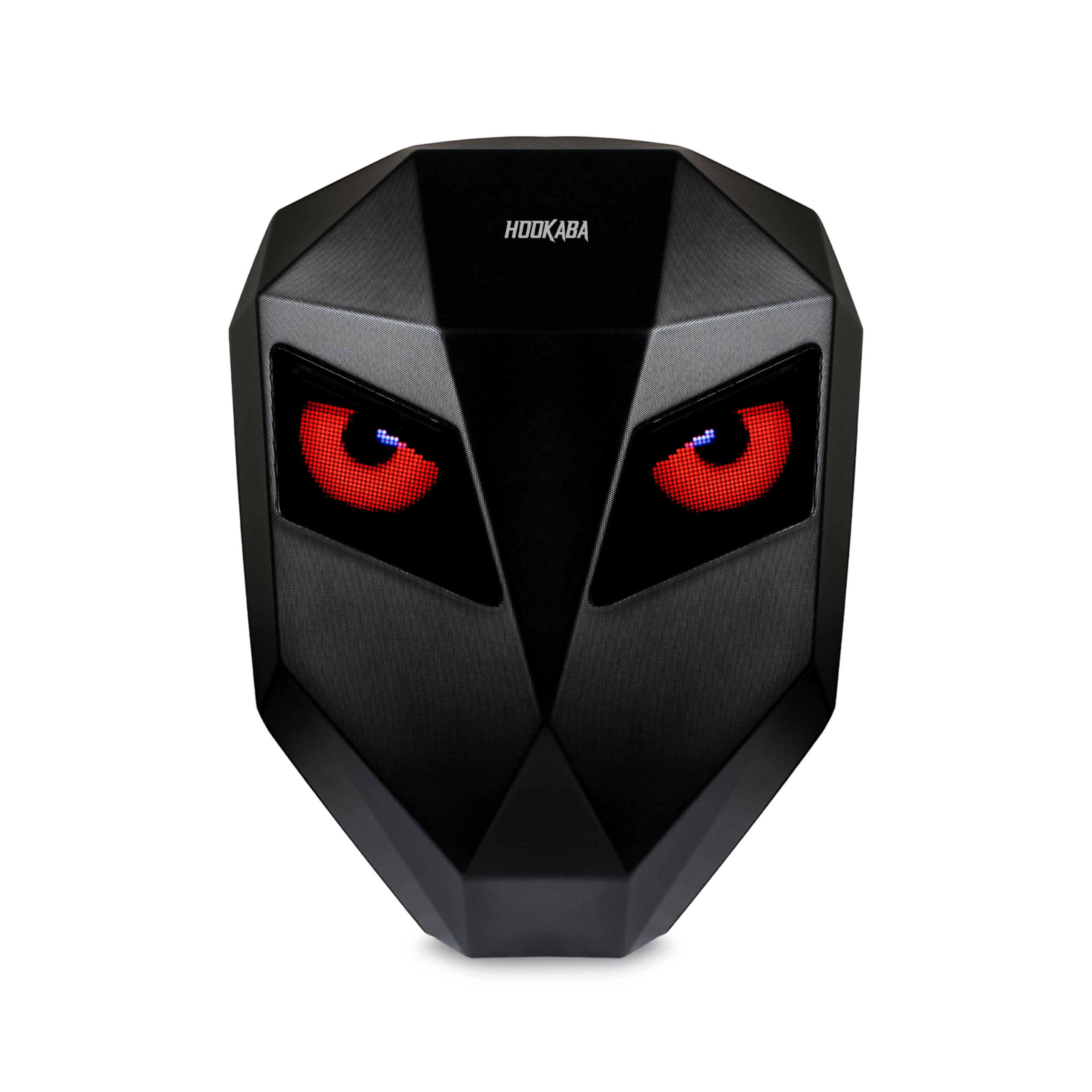 Hookaba Eye Rover LED Backpack 31L (Black) | Motorcycle Riding Bag With Programmable Screen | App Control & Water Resistant | Unisex Expandable Daypack For College, Travel, Laptop, Helmet