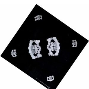Handkerchiefs for Men & Women | Soft, Absorbent & Reusable 3pc black /1