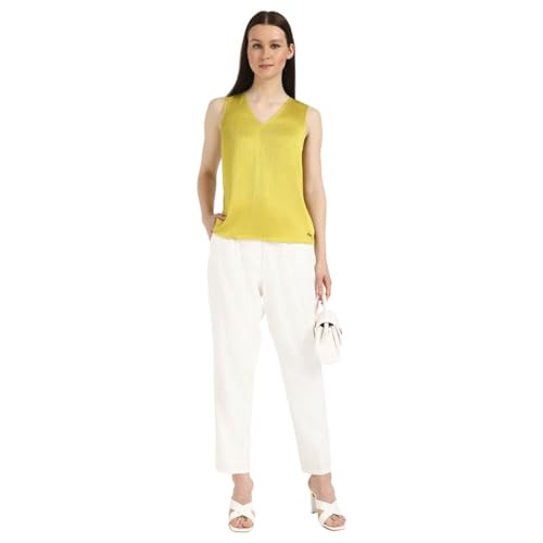 Calvin Klein Jeans Women Yellow Top