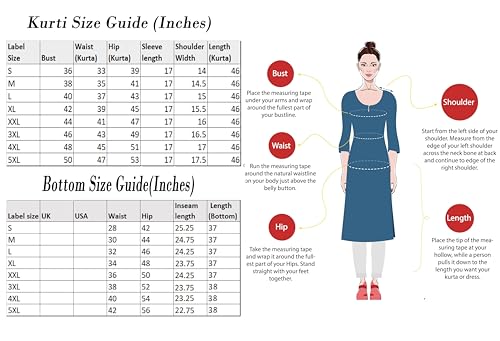 ANNI DESIGNER Women's Cotton Blend Printed Straight Kurta with Pant & Dupatta (Kumud Cream_4XL_Cream_XXXX-Large) - Image 2