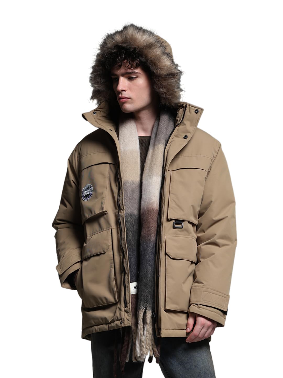 Jack & Jones Men Regular Fit Brown Jacket - Image 7