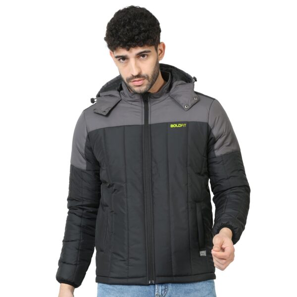 Boldfit Winter Jacket for Men Quilted Hooded Winter Jackets for Men & Boys Full Sleeve Mens Jacket Monsoon Jackets for Men Jacket for Men Wear Bomber Jacket for Men Jerkin for Men Padded Jacket M dress material - Shoppermaart