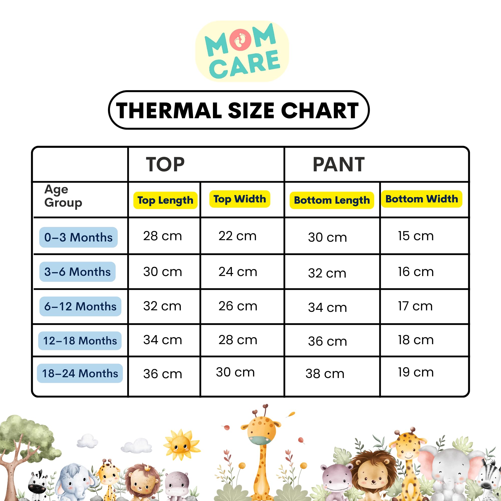 MOM CARE Baby Thermal Wear | Kids Warm Woolen T-Shirt & Bottom Set | Unisex Fleece Innerwear Set for Baby Girl & Baby Boy | Infant Winter Wear (White, 12-18 Month)